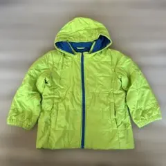 120cm 黄緑色 ダウンコート