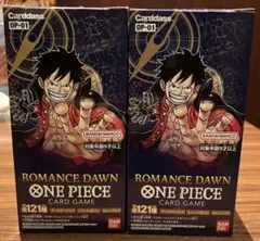 【新品未開封2ボックス】ワンピースカード（ONE PIECE）第一弾OP-01