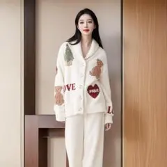 パジャマスーツの人気品は秋冬保温 サイズは平均