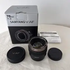 【美品】SAMYANG V-AF 75mm T1.9 FE ソニーEマウント用のサムネイル
