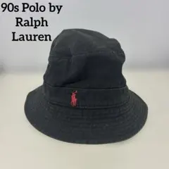 90sPolobyRalphLaurenポロバイラルフローレンバケットハット帽子
