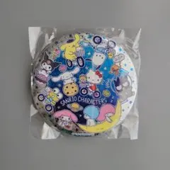 サンリオ　キラキラBIG缶バッジ2　全員　キティ　クロミ　マイメロディ　キキララ