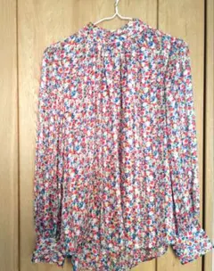 H&M 赤小花柄 ブラウス 長袖のサムネイル