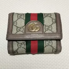 GUCCI GGマーモント 折り財布 オフィディア シェリーライン