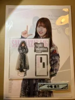 中嶋優月 アクリルスタンド　クリアファイル　ケーブルクリップ