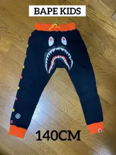 【未使用】A BATHING APE SHARK ジョガーパンツ 140