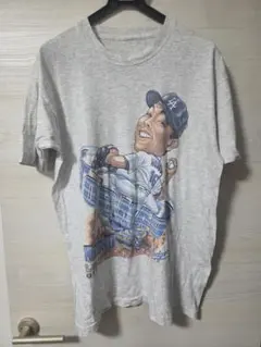 野茂英雄　ヴィンテージ Tシャツ グレー ロサンゼルス・ドジャース