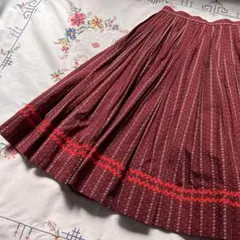 ヨーロッパヴィンテージ　Vintage 古着 チロルスカート　フォークダンス衣装