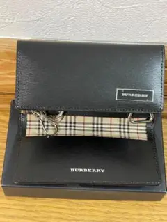 【新品未使用】バーバリー　BURBERRY キーケース　箱付き 新品未使用】BURBERRY バーバリー キーケース 箱付き 値下げ不可