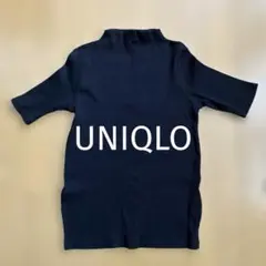 UNIQLOボートネックリブニット