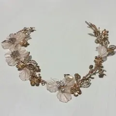 髪飾り　結婚式　成人式　卒業式　ヘアアクセサリー　ヘッドドレス　カチューシャ　花
