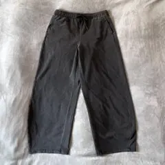 XXL デニムスウェットバレルレッグパンツQ GU