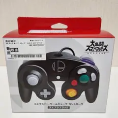 ニンテンドー ゲームキューブ コントローラ スマブラブラック　未使用