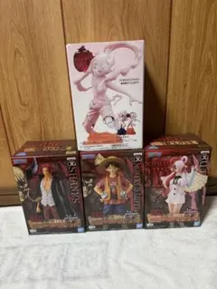 ワンピースフィギュア　ルフィ　ウタ　シャンクス