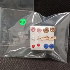 【124】樹脂ピアス セット レディース ガールズ アクセサリー 価格交渉OK