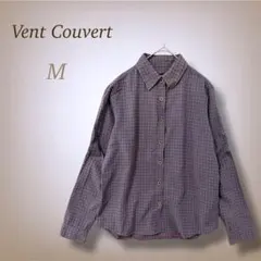 ヴィンテージ◎ 総柄 刺繍 長袖 シャツ コットン100% ボタンシャツ Mのサムネイル