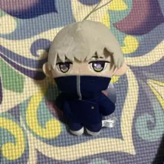ま*ん様 呪術廻戦 五条悟 マスコットぬいぐるみネイビー