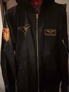 XL MA-1 ALPHA ガンダム限定INDUSTRIES 綿ヌキ フード