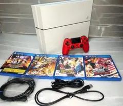 PS4 　本体　グレイシャー・ホワイトCUH-1200A　コントローラー ソフト