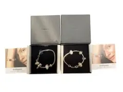 Trollbeads トロールビーズ チャーム付　ブレスレット2セット925刻印