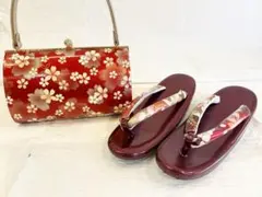 38 振袖用　成人式　草履バッグセット Lサイズ　卒業式