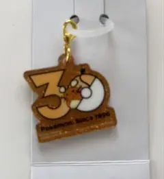 ポケモン 30周年 アクリルキーホルダーロゴマスコット　デデンネ