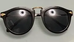 オシャレサングラス　黒ゴールドのサムネイル