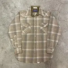 60s PENDLETON ペンドルトン ウエスタン ウール シャツ チェックのサムネイル
