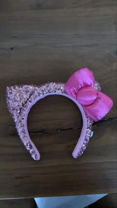 ピンク猫耳カチューシャ（スパンコール） キティちゃん ハローキティ
