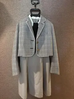 【美品】repipi 卒入園 ジャケット ワンピース ネクタイセット M