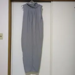 ✨美品✨ZARA グレー ノースリーブ ロングワンピース 未使用