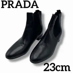 ✨ハイブランド✨PRADA 牛革製 厚底パンプス 23cm ヒール高 約10cm 