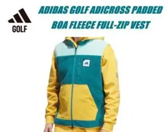 S アディダス ゴルフ アディクロス パテッド ボア フリース ベスト