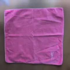 Yves Saint Laurent ピンクタオルハンカチ