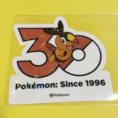 ポケモン　ポカブ　30周年　韓国　ステッカーのサムネイル