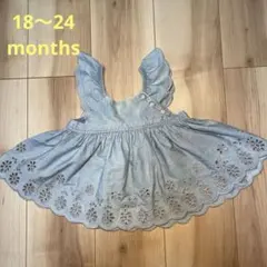 ベビーギャップBabyGAP コットンドレス　ジャンバースカート