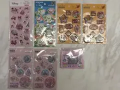 セリア　ウォーターシール・ぷくぷくシール　まとめ売り　7点セット