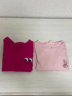 ベビー服 長袖Tシャツ 90サイズ 2枚セットのサムネイル