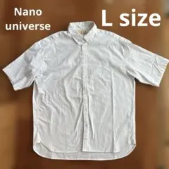 Nano universe ホワイトオックスフォードシャツのサムネイル