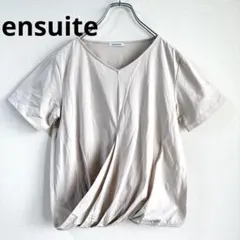 ensuite エンスウィート カシュクールバルーンカットソー 日本製 とろみのサムネイル