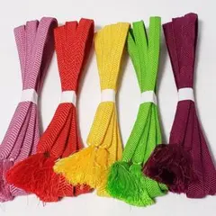 (1633)帯締め 5点 まとめ売り 帯紐 着物 和装 小物