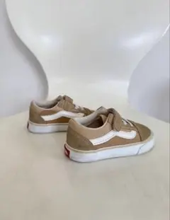 Vans キッズ スニーカー ベージュ