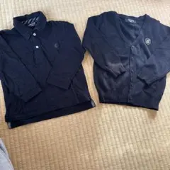 コムサ　シャツ、カーディガンセット