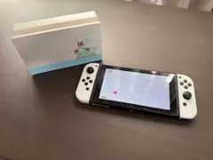 美品！Nintendo Switch バッテリー強化版どうぶつの森デザイン