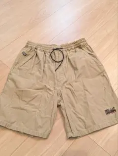 FIRST DOWN USA ハーフパンツ M相当 アウトドア ロゴ刺繍のサムネイル