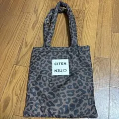 CITEN トートバッグ レオパード柄