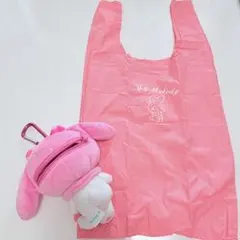 サンリオ マイメロディ ぬいぐるみ エコバッグ