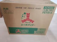 アサヒ飲料 三ツ矢サイダー 1.5L×8本入 ケースのサムネイル