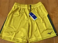 未使用　Mizuno ハーフパンツ イエロー サッカーパンツ　L