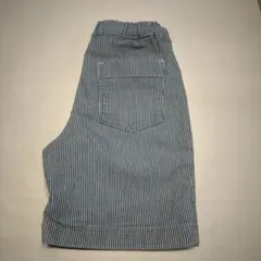 UNIQLO イージーショートパンツ　ストライプ　ポケット付き　120㎝